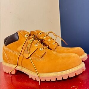 Timberland Men's Orange Leather Boots